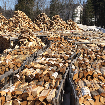 5 Cordes de bois de chauffage – Service tout inclus